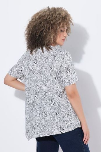 Moda za polnejše Majica kratkih rukava V izreza plus velikost, xxl, Ulla Popken in Johann Popken (JP1880)