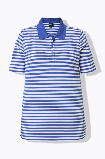 Moda za polnejše Majica polo kratkih rukava pamučna plus velikost, xxl, Ulla Popken in Johann Popken (JP1880)