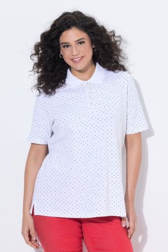 Moda za polnejše Majica polo kratkih rukava pamučna plus velikost, xxl, Ulla Popken in Johann Popken (JP1880)