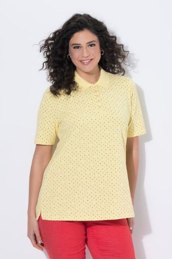 Moda za polnejše Majica polo kratkih rukava pamučna plus velikost, xxl, Ulla Popken in Johann Popken (JP1880)