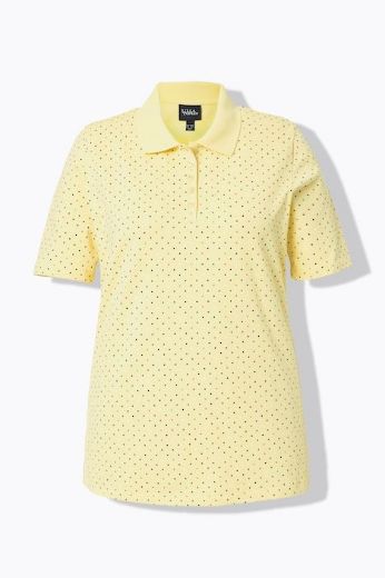 Moda za polnejše Majica polo kratkih rukava pamučna plus velikost, xxl, Ulla Popken in Johann Popken (JP1880)