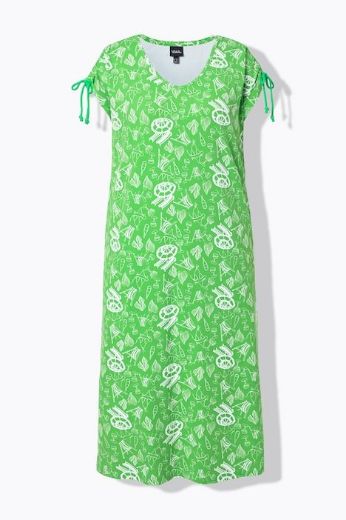 Moda za polnejše Haljina midi bez rukava A kroja plus velikost, xxl, Ulla Popken in Johann Popken (JP1880)