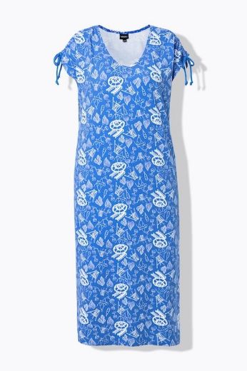 Moda za polnejše Haljina midi bez rukava A kroja plus velikost, xxl, Ulla Popken in Johann Popken (JP1880)