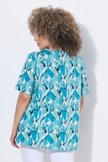 Moda za polnejše Majica kratkih rukava V izreza plus velikost, xxl, Ulla Popken in Johann Popken (JP1880)