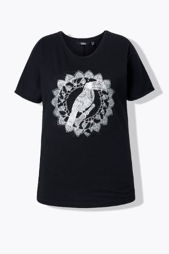 Moda za polnejše Majica kratkih rukava plus velikost, xxl, Ulla Popken in Johann Popken (JP1880)