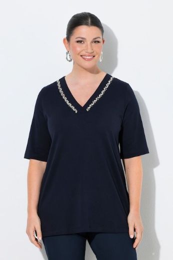 Moda za polnejše Majica kratkih rukava pamučna plus velikost, xxl, Ulla Popken in Johann Popken (JP1880)