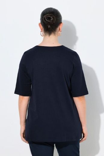 Moda za polnejše Majica kratkih rukava pamučna plus velikost, xxl, Ulla Popken in Johann Popken (JP1880)