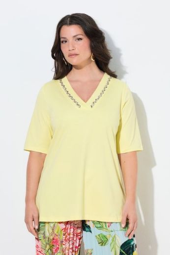 Moda za polnejše Majica kratkih rukava pamučna plus velikost, xxl, Ulla Popken in Johann Popken (JP1880)