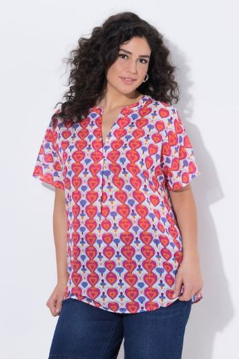 Moda za polnejše Bluza kratkih rukava plus velikost, xxl, Ulla Popken in Johann Popken (JP1880)