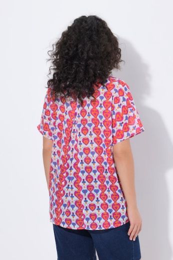 Moda za polnejše Bluza kratkih rukava plus velikost, xxl, Ulla Popken in Johann Popken (JP1880)