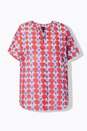 Moda za polnejše Bluza kratkih rukava plus velikost, xxl, Ulla Popken in Johann Popken (JP1880)