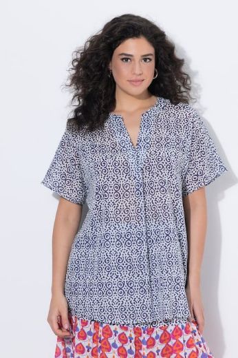 Moda za polnejše Bluza kratkih rukava plus velikost, xxl, Ulla Popken in Johann Popken (JP1880)