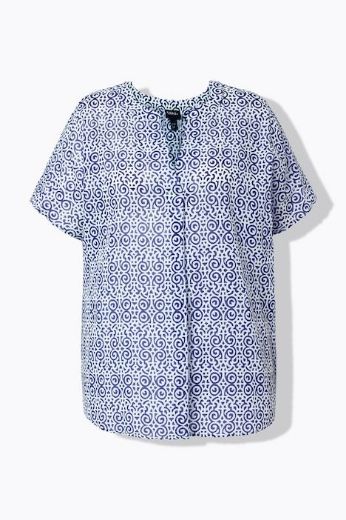 Moda za polnejše Bluza kratkih rukava plus velikost, xxl, Ulla Popken in Johann Popken (JP1880)