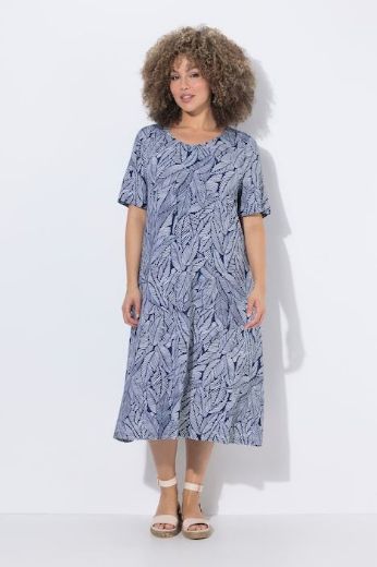 Moda za polnejše Haljina kratkih rukava A kroja plus velikost, xxl, Ulla Popken in Johann Popken (JP1880)