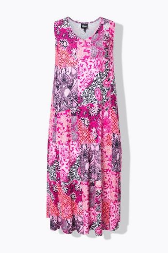 Moda za polnejše Haljina maxi bez rukava A kroja plus velikost, xxl, Ulla Popken in Johann Popken (JP1880)