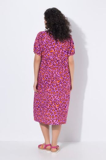 Moda za polnejše Haljina kratkih rukava od muslina plus velikost, xxl, Ulla Popken in Johann Popken (JP1880)