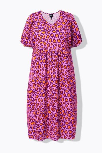 Moda za polnejše Haljina kratkih rukava od muslina plus velikost, xxl, Ulla Popken in Johann Popken (JP1880)