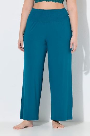 Moda za polnejše Hlače Marlene širok kroj črne 50+ plus velikost, xxl, Ulla Popken in Johann Popken (JP1880)