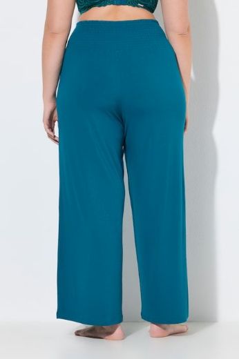 Moda za polnejše Hlače Marlene širok kroj črne 50+ plus velikost, xxl, Ulla Popken in Johann Popken (JP1880)