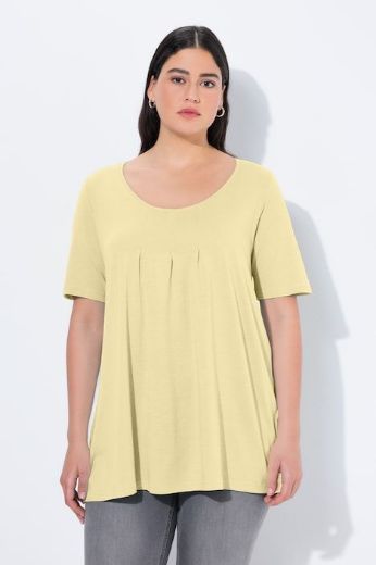 Moda za polnejše Majica s naborima duži model plus velikost, xxl, Ulla Popken in Johann Popken (JP1880)