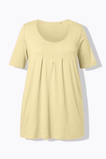 Moda za polnejše Majica s naborima duži model plus velikost, xxl, Ulla Popken in Johann Popken (JP1880)