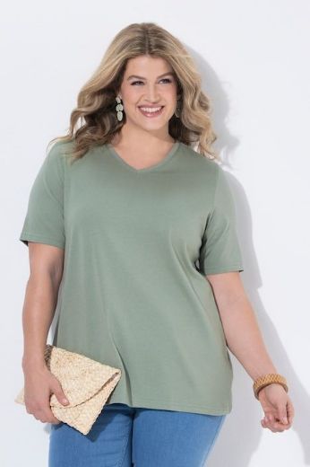 Moda za polnejše Majica 2 komada kratkih rukava plus velikost, xxl, Ulla Popken in Johann Popken (JP1880)