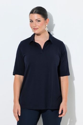 Moda za polnejše Majica Polo plus velikost, xxl, Ulla Popken in Johann Popken (JP1880)