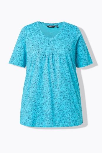 Moda za polnejše Majica kratkih rukava V ovratnika plus velikost, xxl, Ulla Popken in Johann Popken (JP1880)