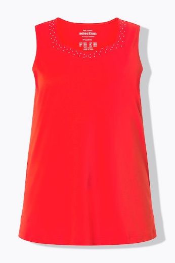 Moda za polnejše Majica bez rukava A kroja plus velikost, xxl, Ulla Popken in Johann Popken (JP1880)