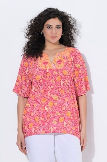 Moda za polnejše Tunika kratkih rukava A kroja plus velikost, xxl, Ulla Popken in Johann Popken (JP1880)