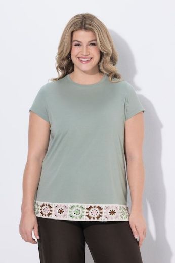 Moda za polnejše Majica kratkih rukava pamučna plus velikost, xxl, Ulla Popken in Johann Popken (JP1880)