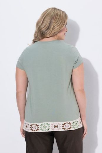 Moda za polnejše Majica kratkih rukava pamučna plus velikost, xxl, Ulla Popken in Johann Popken (JP1880)