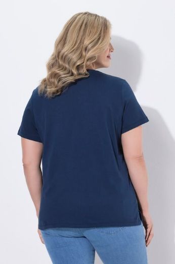 Moda za polnejše Majica kratkih rukava pletenog džepa pamučna plus velikost, xxl, Ulla Popken in Johann Popken (JP1880)