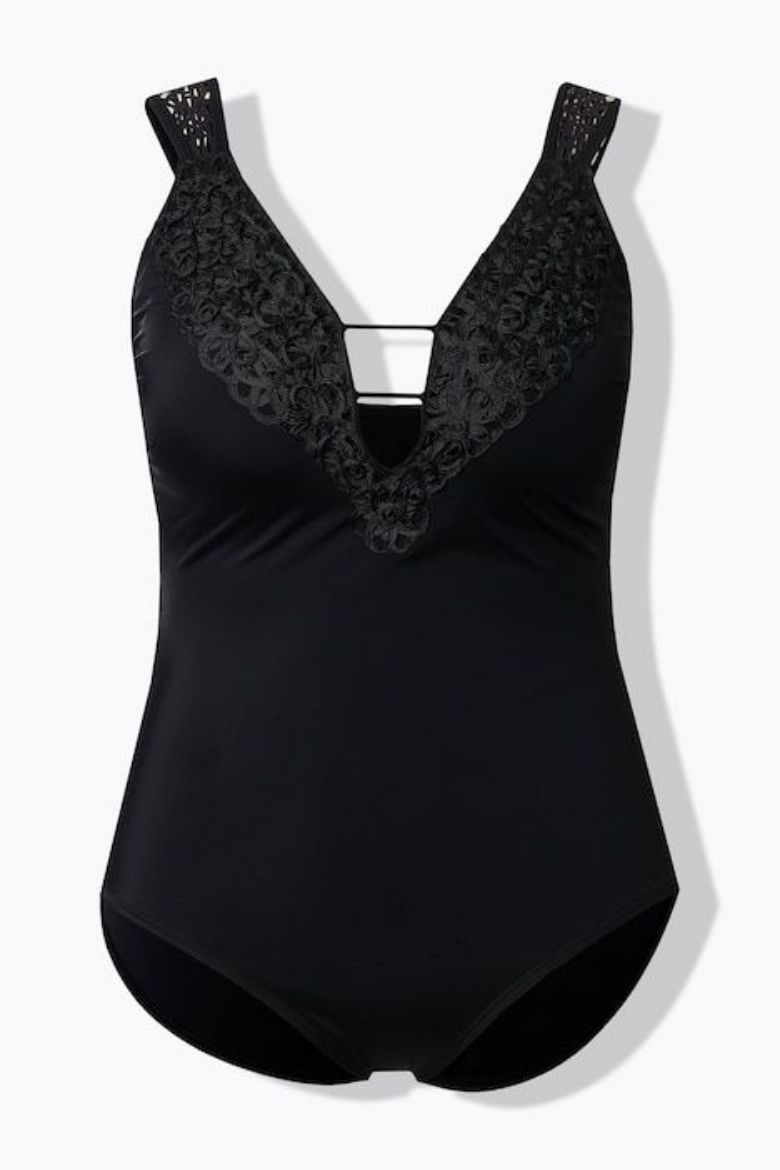 Moda za polnejše Kupaći kostim jednodijelni mekanih košarica plus velikost, xxl, Ulla Popken in Johann Popken (JP1880)