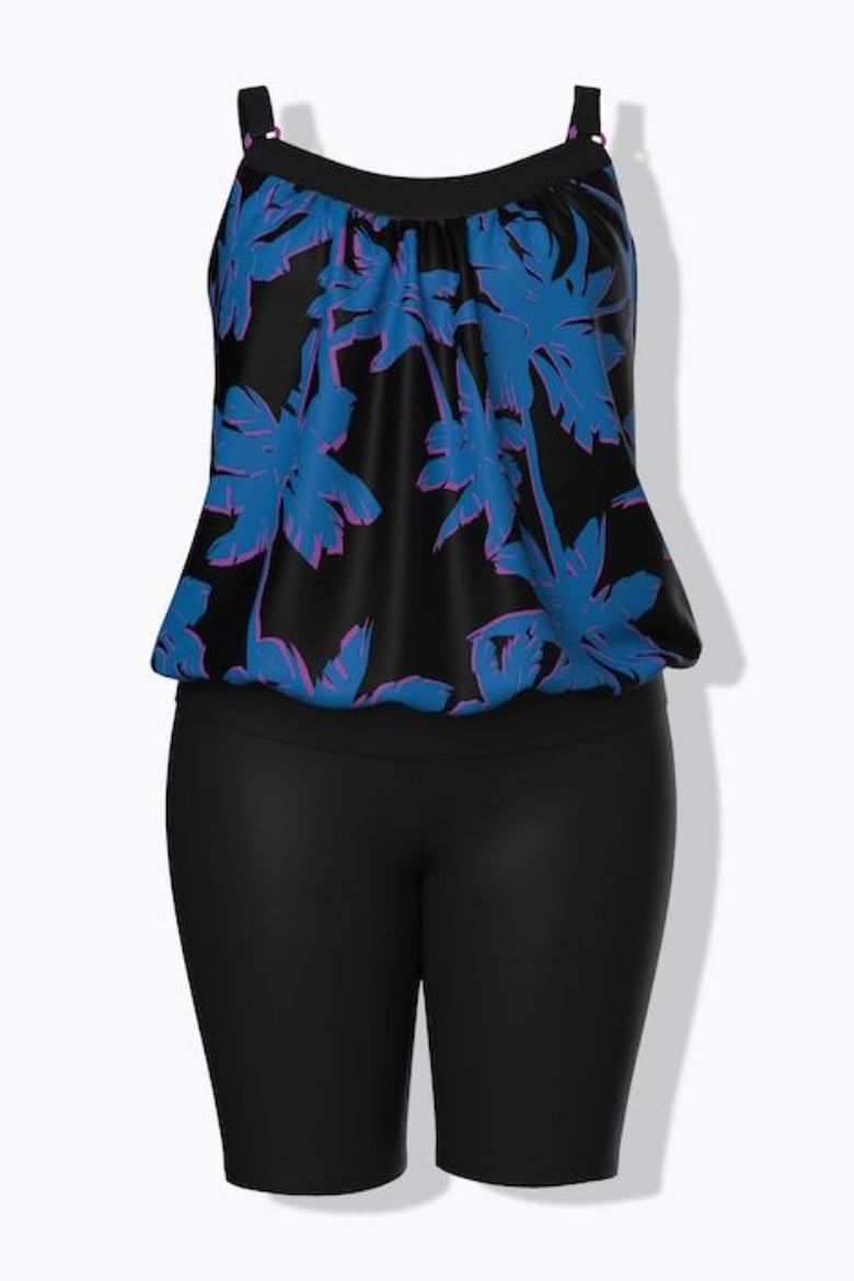 Moda za polnejše Kupaći kostim tankini mekanih košarica i podesivih naramenica plus velikost, xxl, Ulla Popken in Johann Popken (JP1880)