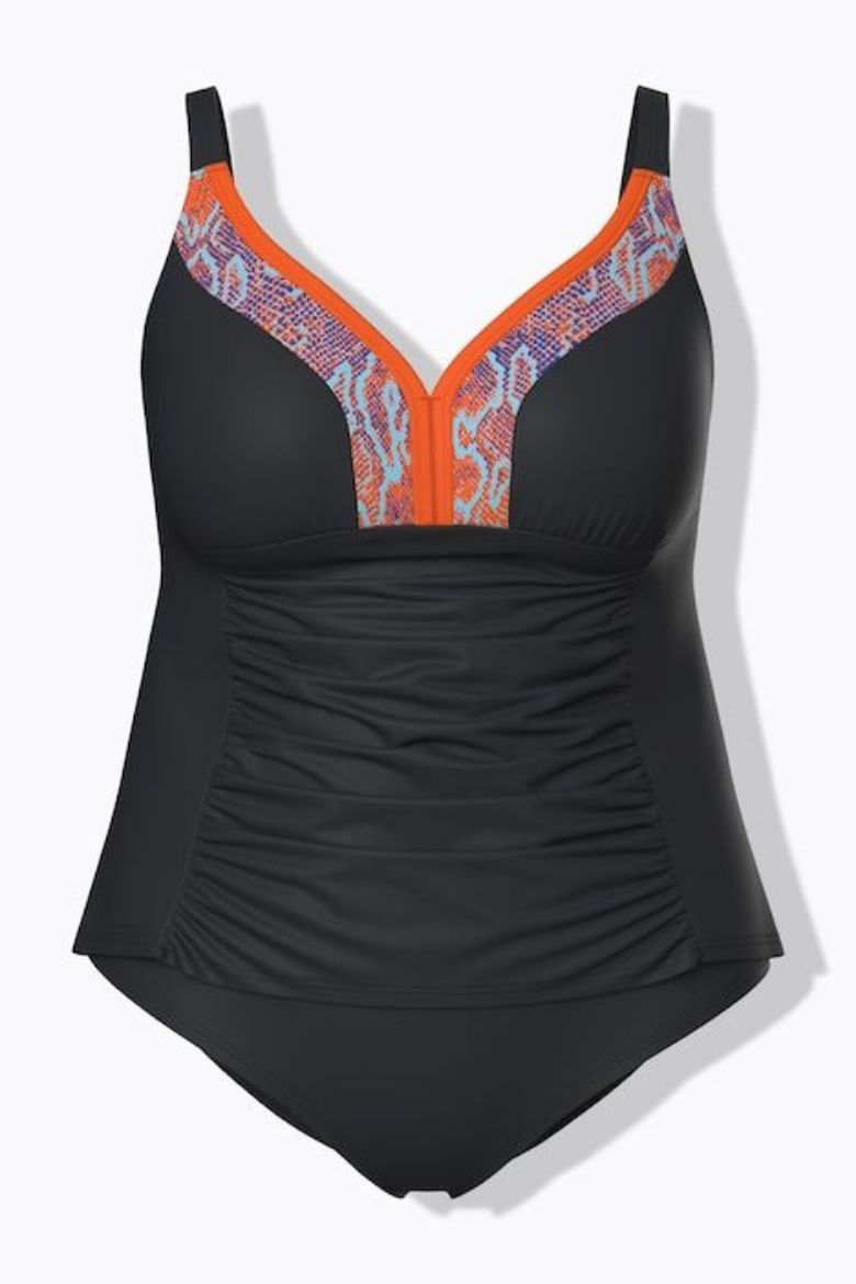 Moda za polnejše Kupaći kostim tankini mekanih košarica i podesivih naramenica plus velikost, xxl, Ulla Popken in Johann Popken (JP1880)