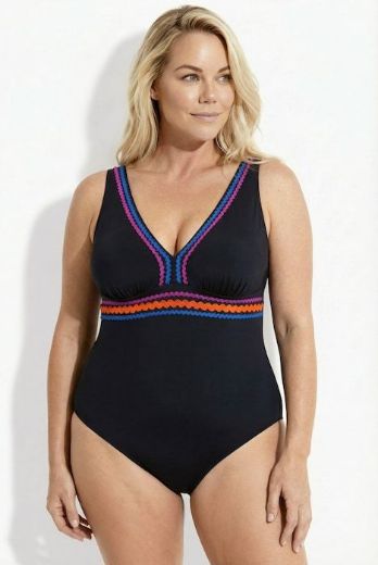 Moda za polnejše Kupaći kostim jednodijelni mekanih košarica plus velikost, xxl, Ulla Popken in Johann Popken (JP1880)