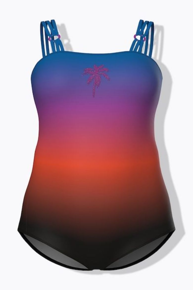 Moda za polnejše Kupaći kostim jednodijelni mekanih košarica plus velikost, xxl, Ulla Popken in Johann Popken (JP1880)