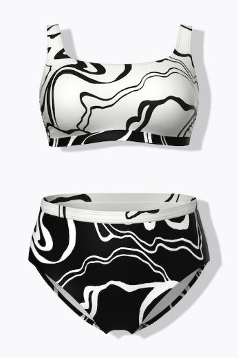 Moda za polnejše Kupaći kostim bikini mekanih košarica plus velikost, xxl, Ulla Popken in Johann Popken (JP1880)