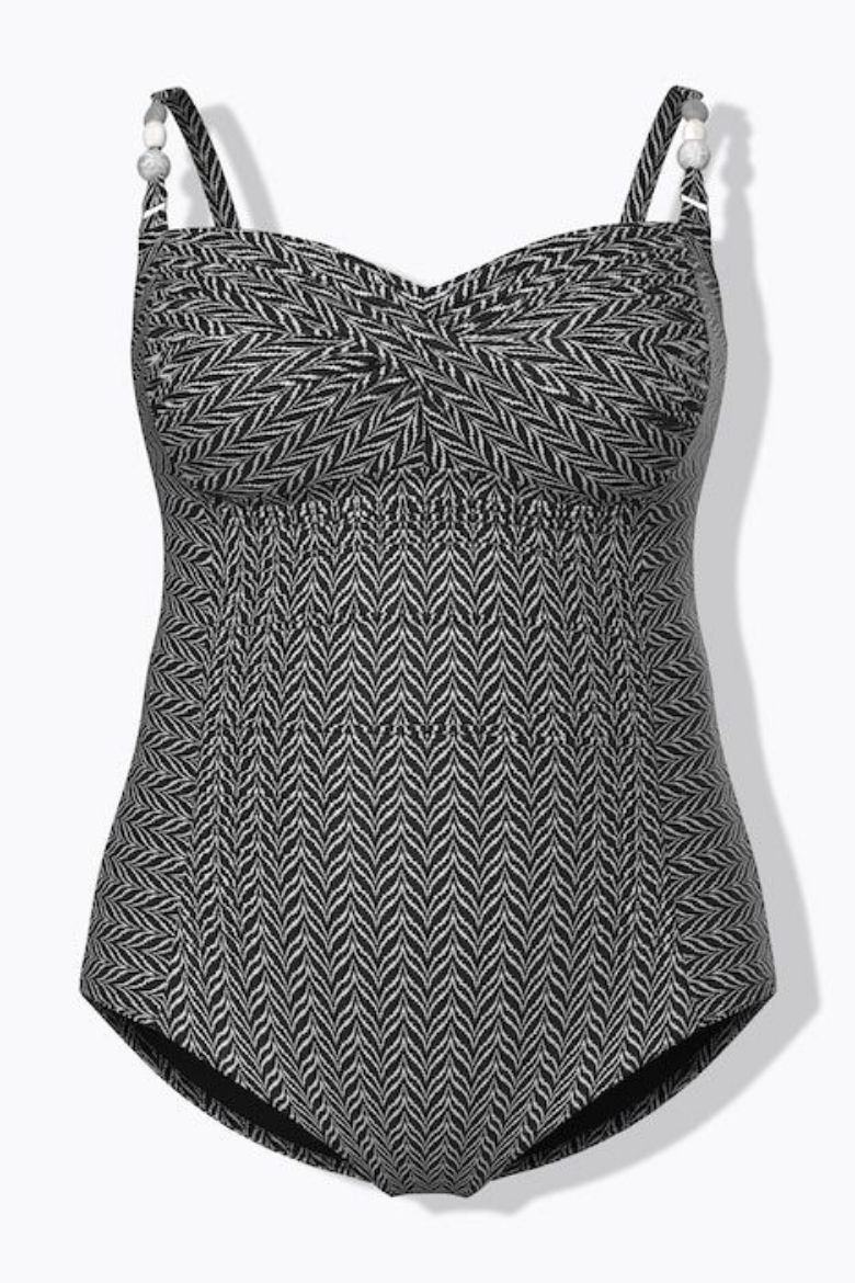 Moda za polnejše Kupaći kostim jednodijelni mekanih košarica plus velikost, xxl, Ulla Popken in Johann Popken (JP1880)