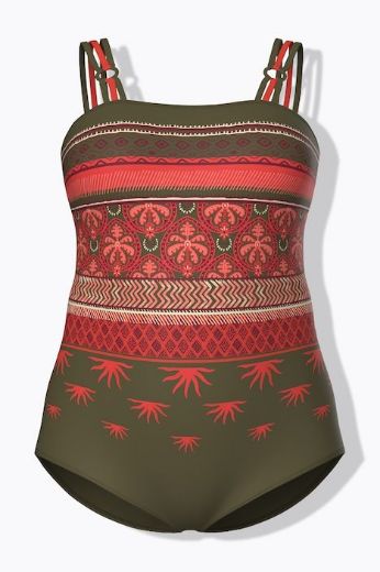 Moda za polnejše Kupaći kostim jednodijelni mekanih košarica plus velikost, xxl, Ulla Popken in Johann Popken (JP1880)