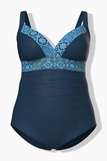 Moda za polnejše Kupaći kostim jednodijelni mekanih košarica i podesivih naramenica plus velikost, xxl, Ulla Popken in Johann Popken (JP1880)