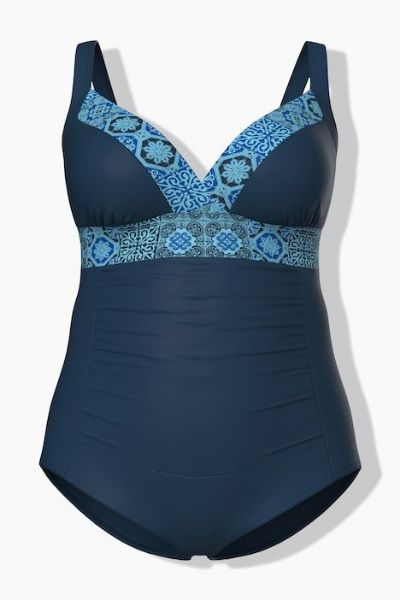 Slika Kupaći kostim jednodijelni mekanih košarica i podesivih naramenica