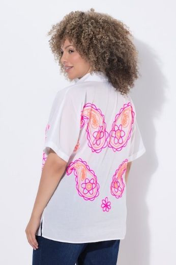 Moda za polnejše Bluza kratkih rukava šireg kroja plus velikost, xxl, Ulla Popken in Johann Popken (JP1880)