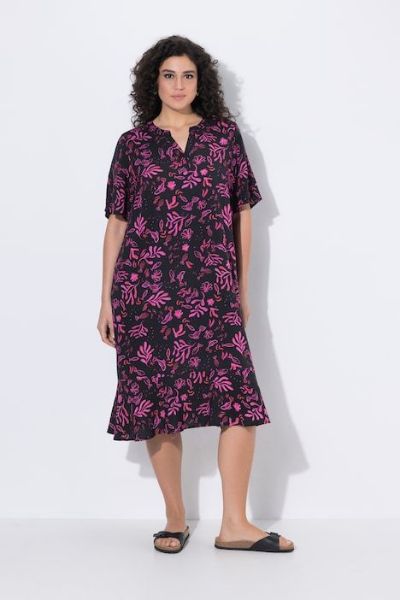 Slika Haljina midi kratkih rukava