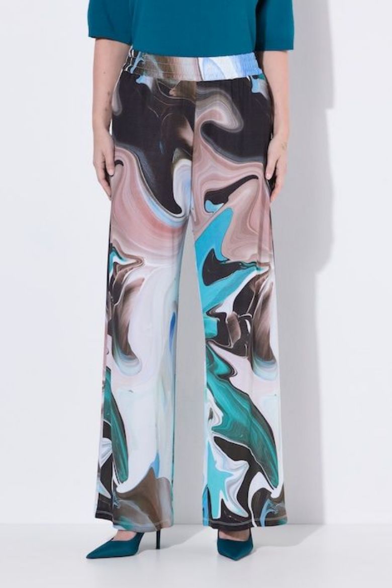 Moda za polnejše Hlače širokih nogavica elastičnog struka plus velikost, xxl, Ulla Popken in Johann Popken (JP1880)