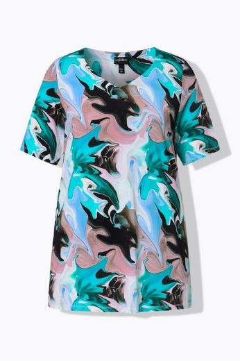 Moda za polnejše Majica kratkih rukava plus velikost, xxl, Ulla Popken in Johann Popken (JP1880)