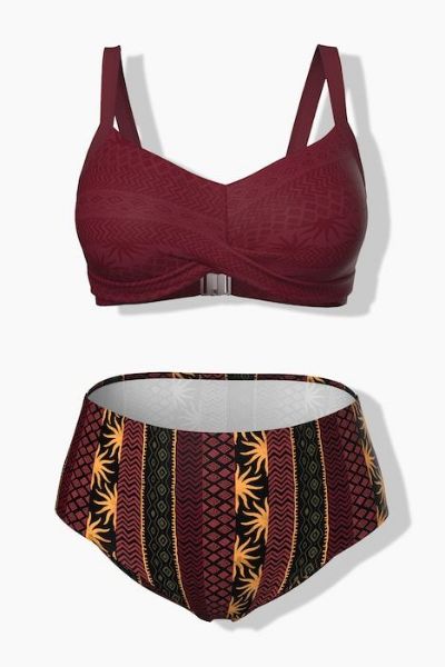 Slika Kupaći kostim bikini mekanih košarica i podesivih naramenica