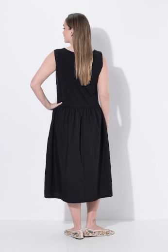 Moda za polnejše Haljina midi bez rukava A kroja pamučna plus velikost, xxl, Ulla Popken in Johann Popken (JP1880)