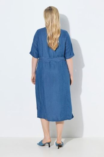 Moda za polnejše Haljina kratkih rukava A  kroja s kragnom plus velikost, xxl, Ulla Popken in Johann Popken (JP1880)